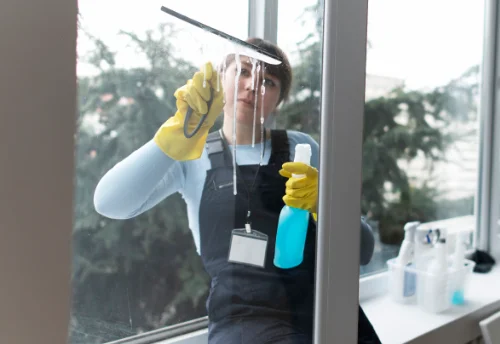 Nettoyage de vitres intérieures et extérieures à la Forge